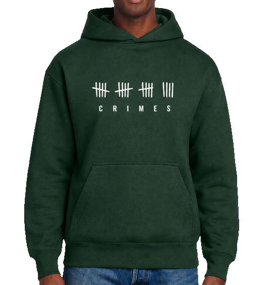 Tally Marks Hoodie · Forest Green